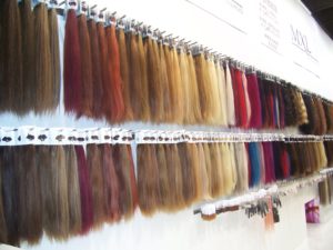 Couleurs d'extensions de cheveux