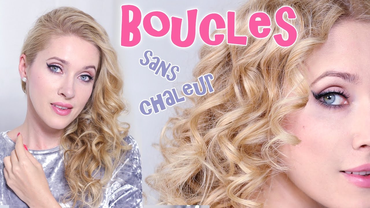 De longs cheveux bouclés