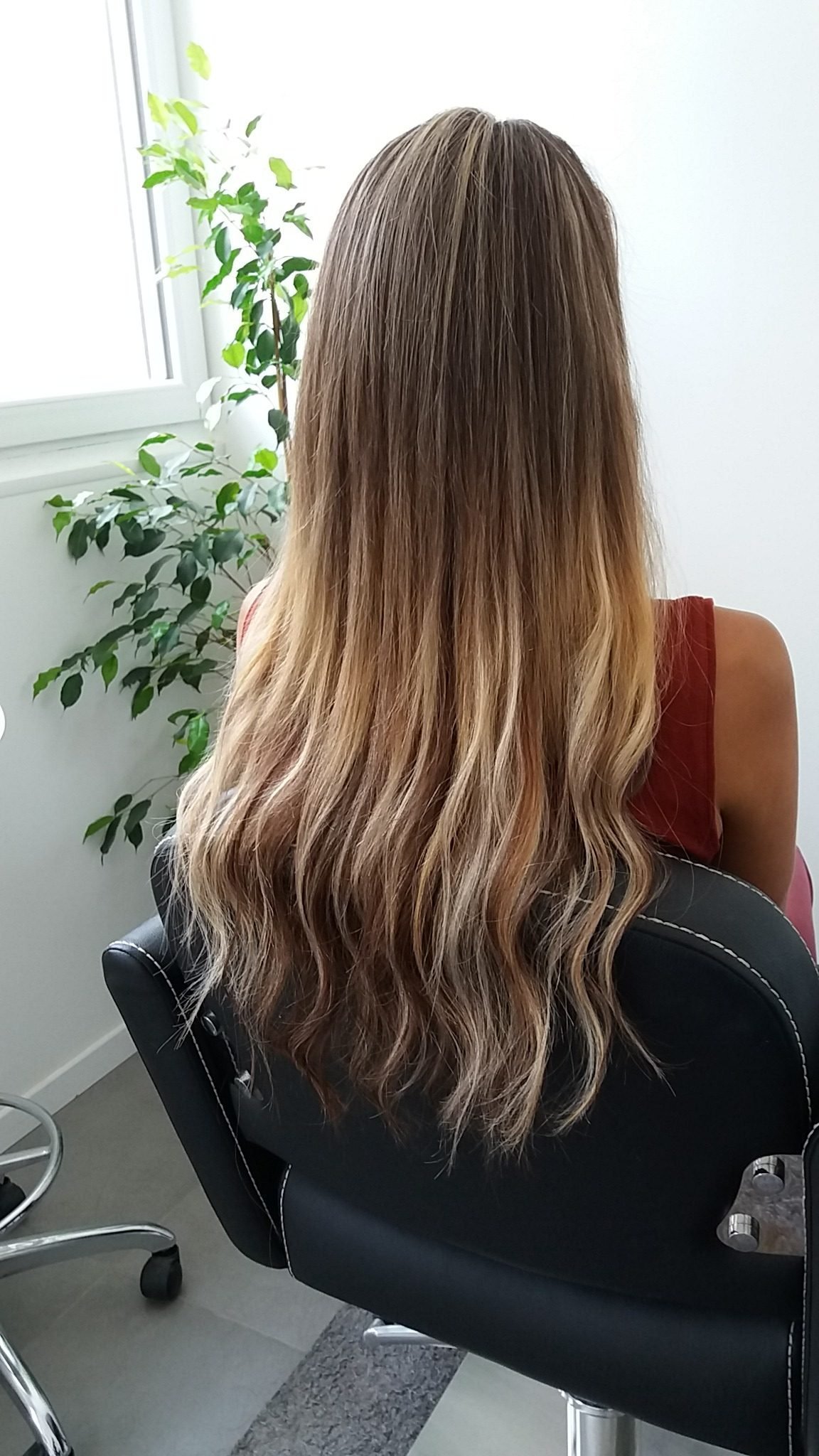 La coupe après la pose d’extensions