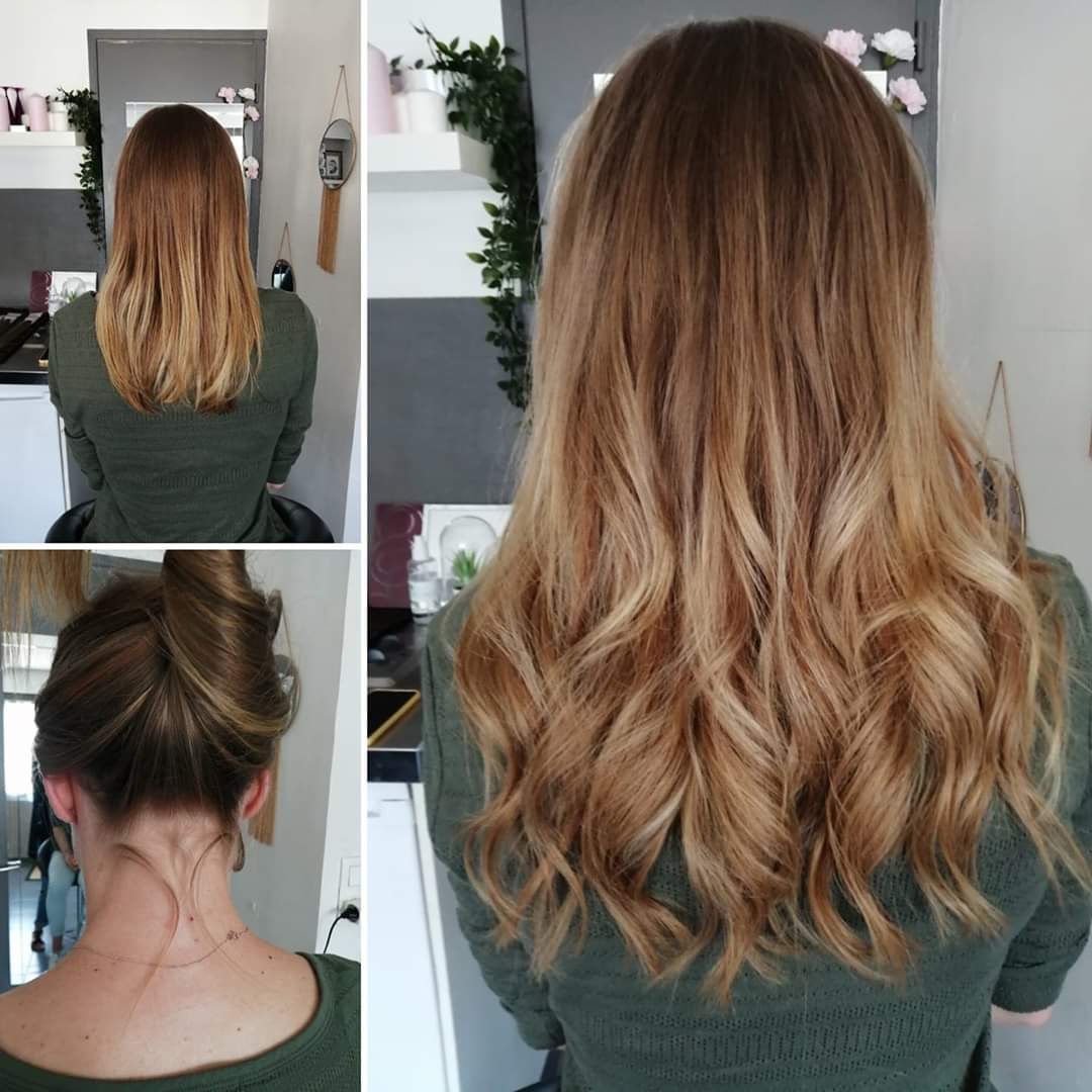 Attacher ses cheveux avec des extensions