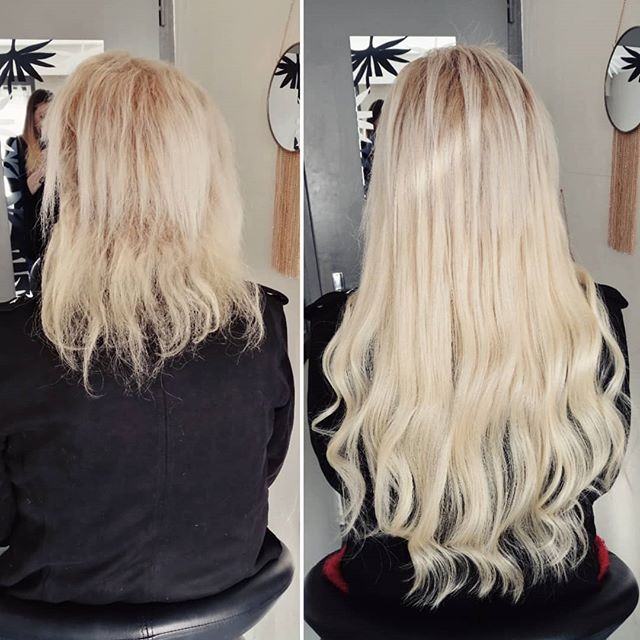 Les extensions de cheveux chez le coiffeur