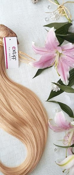 Extensions pour cheveu et accessoires. Mèche de cheveux